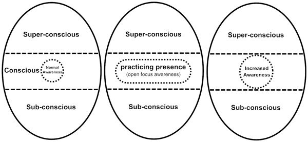 Egg Diagram – Increased breadth of awareness from practicing presence
